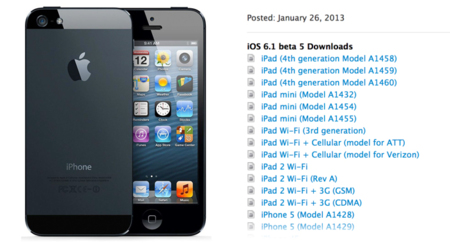 La beta 5 de iOS 6.1 viene cargada de datos y tal vez nos acerca al jailbreak untethered