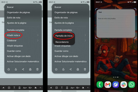 Samsung Notes Widget