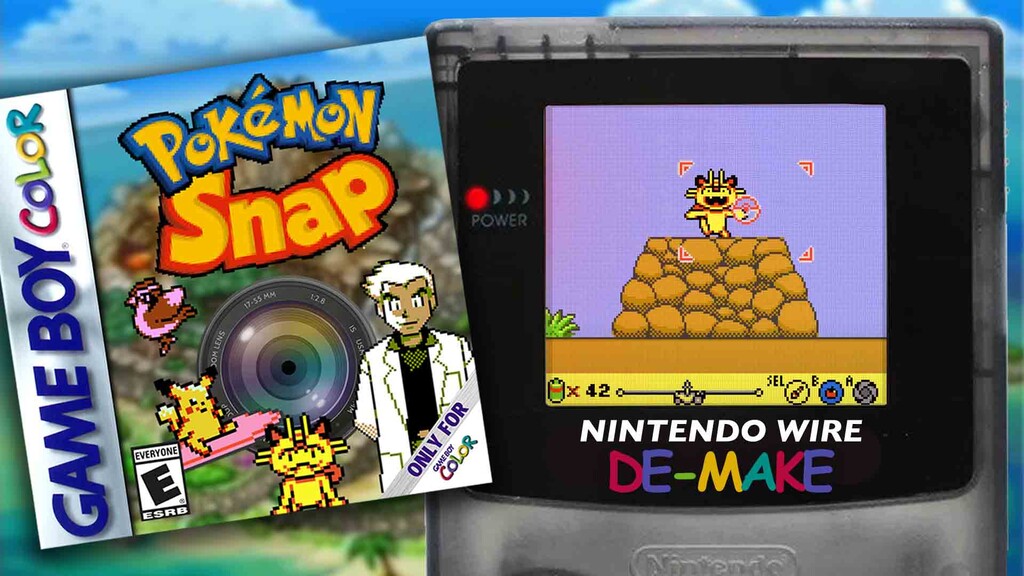 Así habría sido Pokémon Snap si hubiese sido publicado en Game Boy Color Así habría sido Pokémon Snap si hubiese sido publicado en Game Boy Color