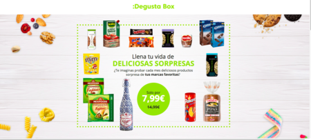 Con este cupón podrás recibir tu primera Degustabox por 7,99 euros