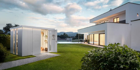 casa de metal prefabricada Leroy Merlin