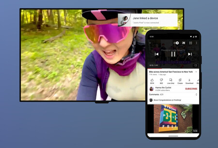 YouTube para televisores ahora te permite interactuar con el vídeo que estás viendo desde el móvil
