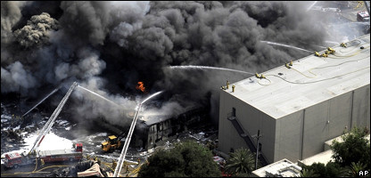 Incendio en los Estudios Universal