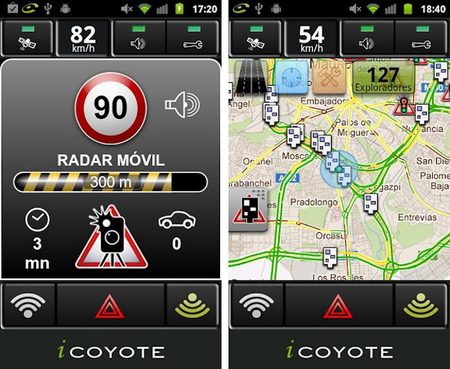 iCoyote, la aplicación para smartphones
