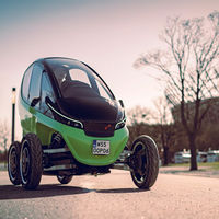 El rival polaco del Renault Twizy es un pequeño vehículo eléctrico que puede variar su anchura según la velocidad