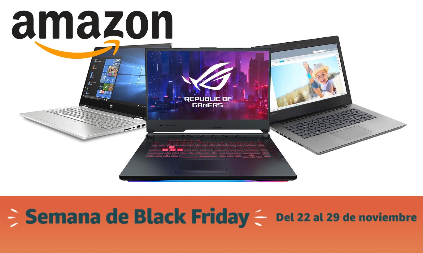 Black Friday 2019: las mejores ofertas de hoy en portátiles de Amazon. Modelos de ASUS, HP, Acer y MSI a precios rebajados