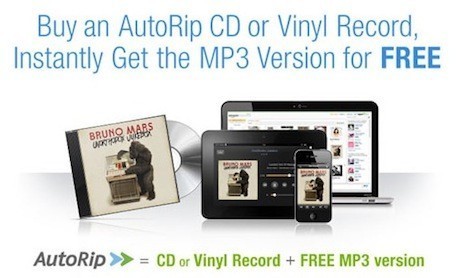 AutoRip, también para discos de vinilo en Amazon