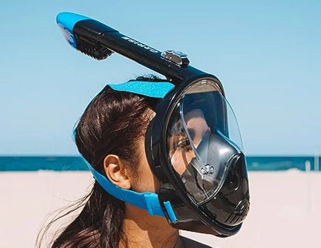 máscara de snorkel