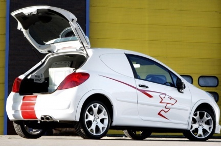 Accesorios deportivos para el Peugeot 207... versión comercial