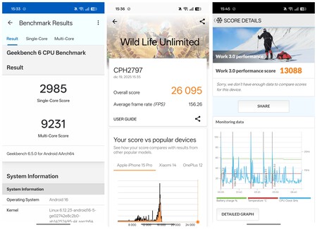Capturas Benchmark Find X9