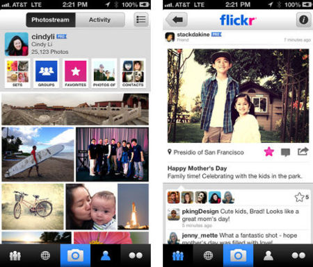 Flickr actualiza su aplicación para iOS con soporte para hashtags