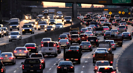 Autos Congestionamiento Vial