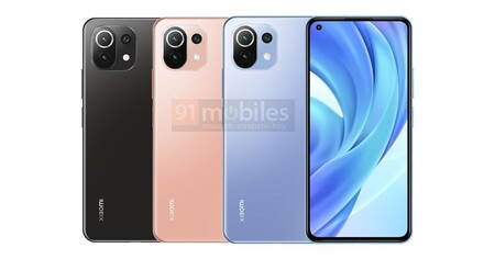 Filtrados el diseño y colores del Mi 11 Lite: un Mi 11 más modesto y colorido