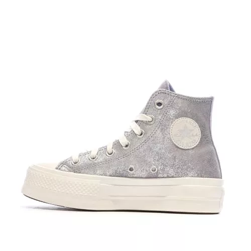 Converse Chuck Taylor All Star Lift - Zapatos con Cordones para Mujer, Morado, 37.5 EU