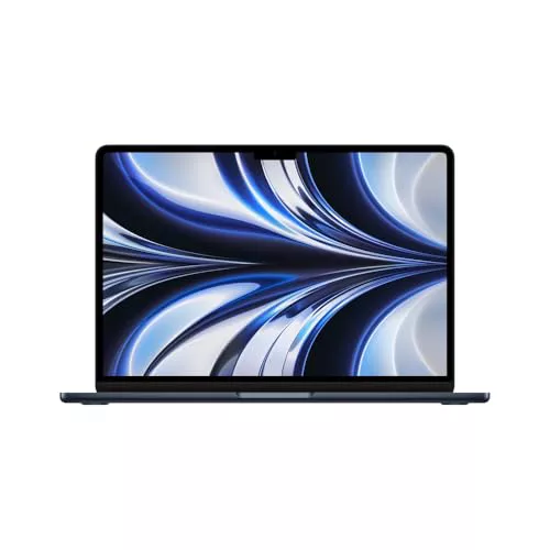 Apple 2024 MacBook Air Ordenador Portátil con Chip M2: Pantalla Liquid Retina de 13,6 Pulgadas, 16GB de RAM, 256 GB de Almacenamiento SSD, Teclado retroiluminado, Color Medianoche