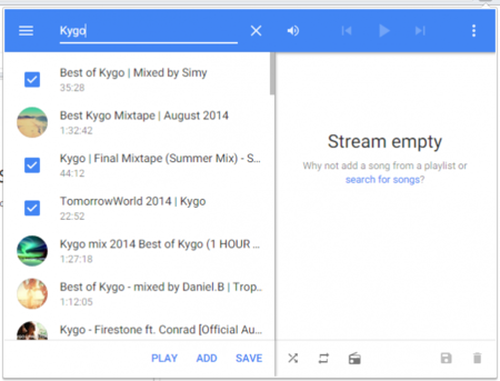 Streamus, una extensión para convertir a YouTube en un servicio de música en streaming