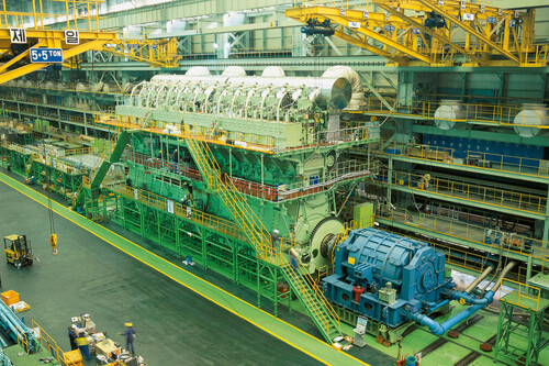 El motor diésel más potente del mundo se llama Wärtsilä RT-flex96C y es una inmensa mole de 80.080 kW y 7,6 millones de Nm