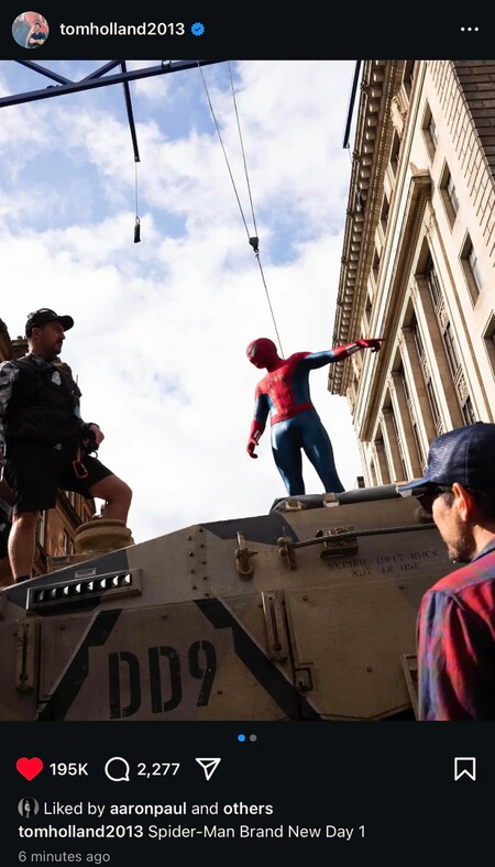 Tom Holland Spider Man 4 Rodaje