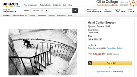 Amazon se lanza a la venta de copias fotográficas