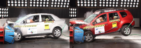 Nissan Tiida gana estrellas y Renault Duster pasa de panzazo en las pruebas de Latin NCAP