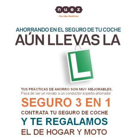 Seguros Nuez, 3X1 en tus seguros