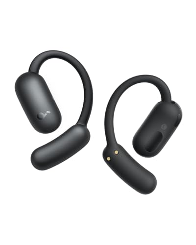 Soundcore AeroFit 2 de Anker, Auriculares Open-Ear, 4 Posiciones, Graves 2X más potentes, Alta resolución, 42 Horas de Uso, IP55, Llamadas claras, Carga inalámbrica, traducción en Tiempo Real