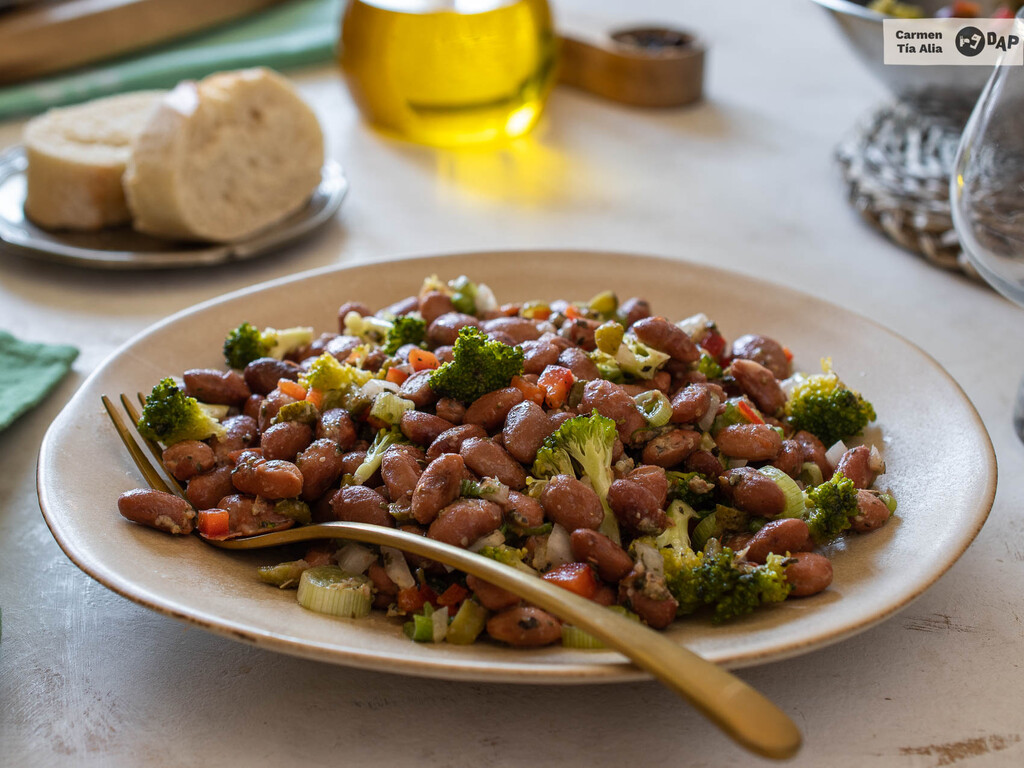 Ensalada de judías pintas: receta fácil y nutritiva lista en 15 minutos
