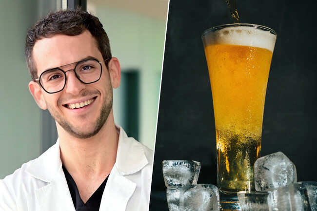 Beber Cerveza O Refrescos Sed Verano