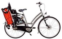 La silla Zapp de Quinny se lleva en la bici