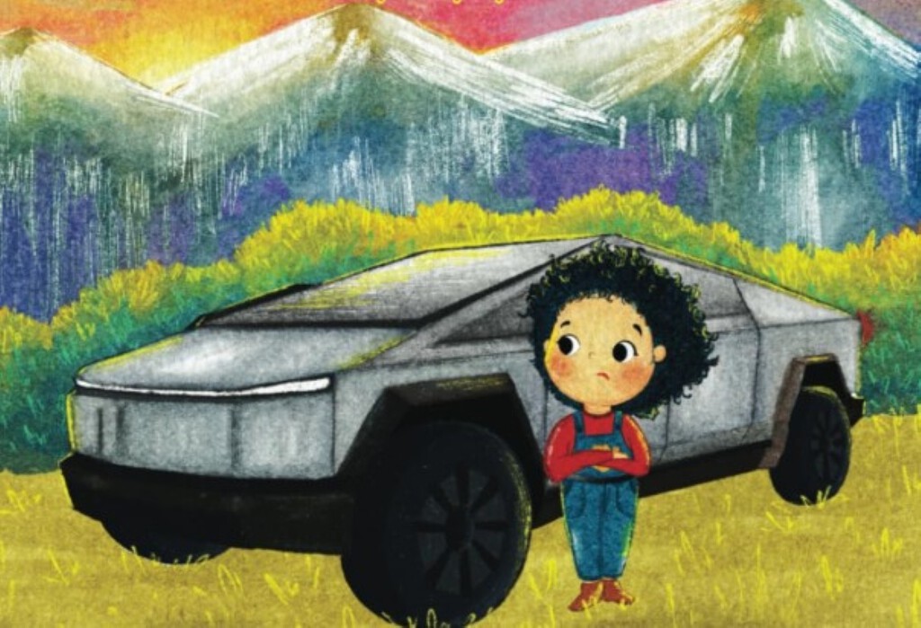 Un fan de Tesla convirtió la Cybertruck en el nuevo “patito feo” con un cuento infantil para defenderla de las críticas. Le ha salido regular