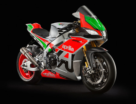 El híbrido entre MotoGP y Sbk de 250 CV se llama Aprilia RSV4 RR FW-Gp, y cuesta 160.000 euros