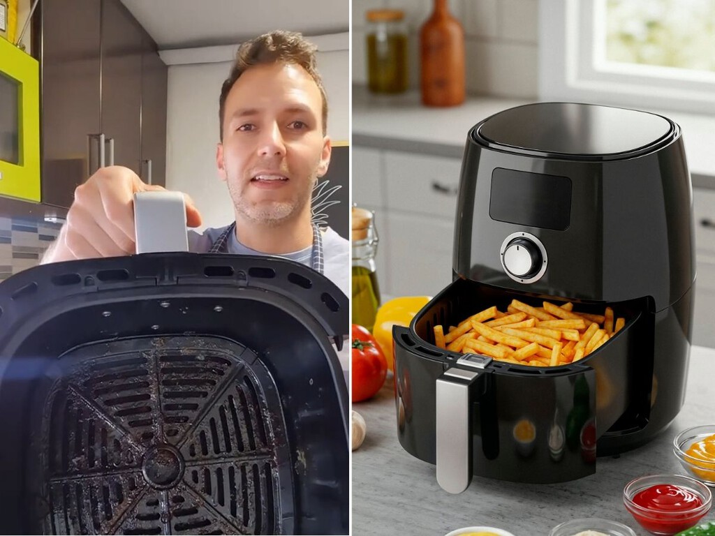 Diego Fernández, ingeniero químico: «Percarbonato de sodio y agua caliente, la clave para limpiar la air fryer»