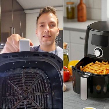 Diego Fernández, ingeniero químico: "Limpiar la air fryer llena de grasa es de lo más fácil usando percarbonato de sodio" 