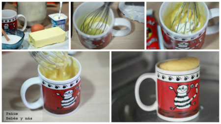 Mug Cake Yogur Bebes Pasos