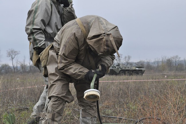 Cleaning In Nbs Suits At Lebyazhye