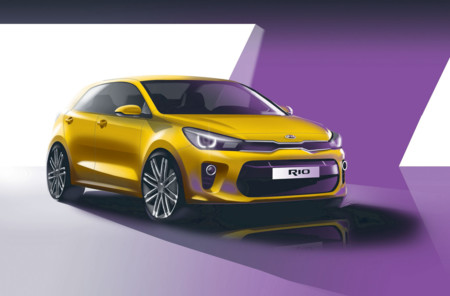 Nuevo KIA Rio, tres bocetos para conocer su nueva generación previo al Auto Show de París