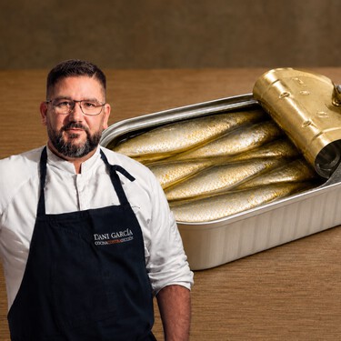 Las latas de conserva ya están buenas, pero Dani García consigue mejorarlas usando perejil frito, zumo de lima y pan tostado