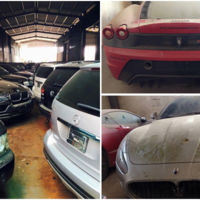 144 coches de lujo acumulan polvo en Vietnam, tras ser requisados por la policía en 2013