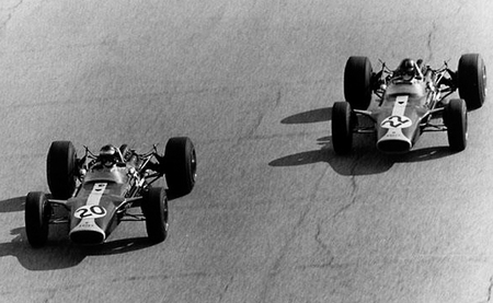 Jim Clark Graham Hill Monza 1967