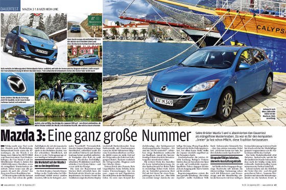 Mazda3 en Autobild