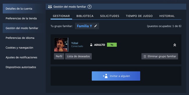 Cómo crear un grupo familiar de Steam para compartir tus juegos con ...