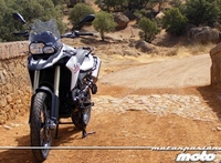 BMW F800 GS, prueba (conducción en autopista y pasajero)