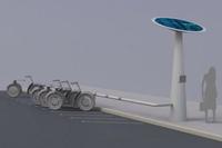 Mobec Point, primer proyecto de una estación para recargar motos eléctricas