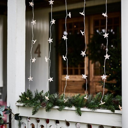 Decoración de navidad balcones y terrazas