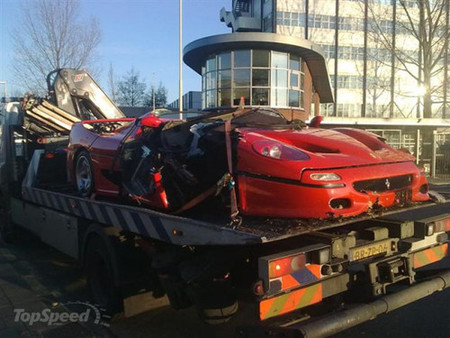 Ferrari F50 accidente Holanda
