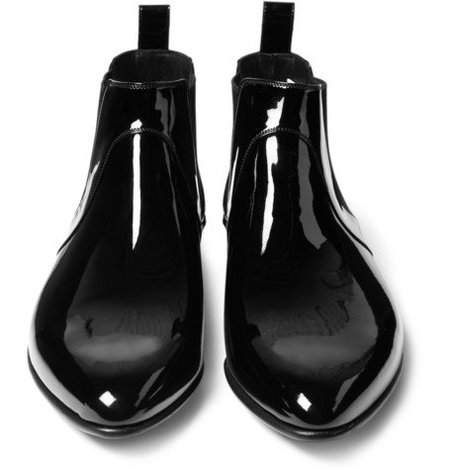 Botin hombre charol negro - Zapybotas