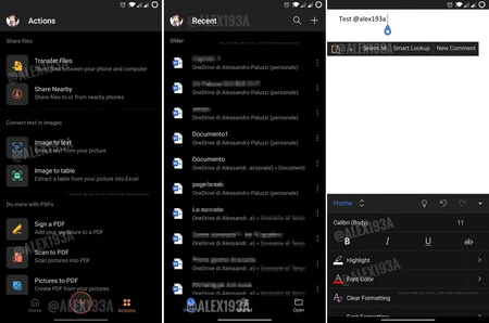 Microsoft Office ダークテーマ Android