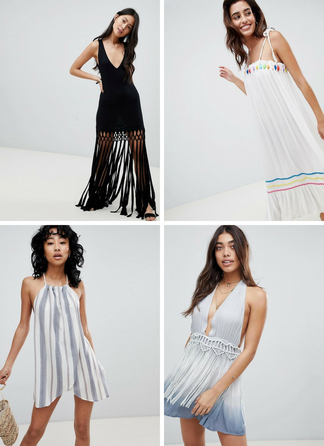 vestidos playeros asos