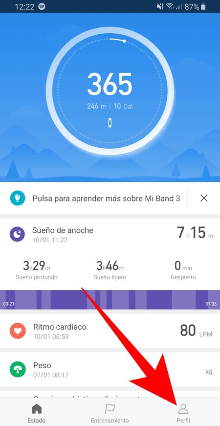 Samsung health clearance xiaomi band 3