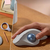 El ratón que se utiliza con un pulgar es de Logitech y (tras varios meses) por fin baja de precio 